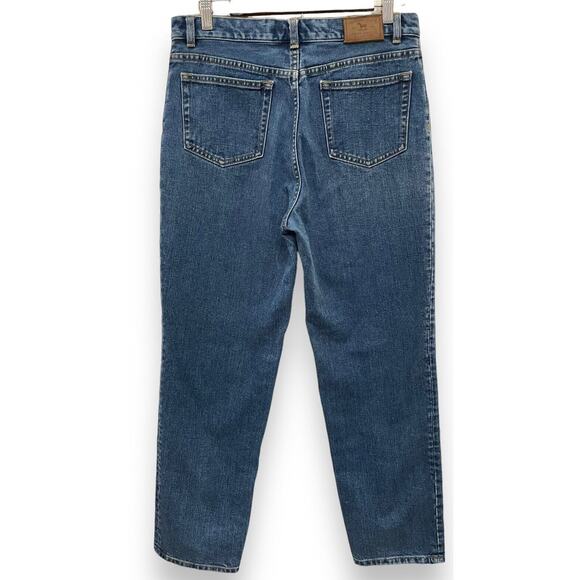 Ralph Lauren Jeans Co Mom Jean Women’s 10P Med Wash Straight Blue High Rise Y2K - Picture 2 of 8